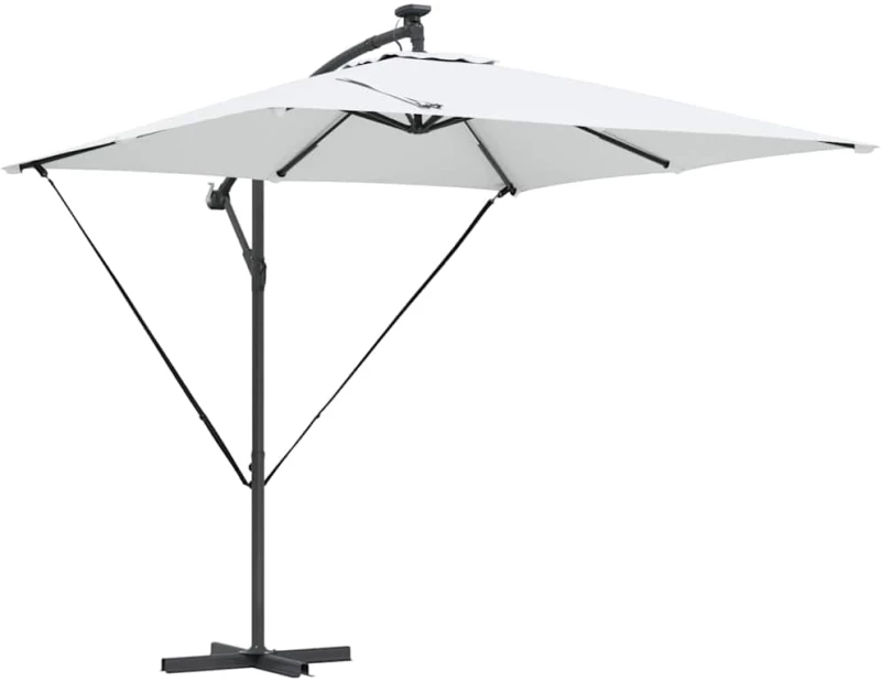 vidaXL Ομπρέλα Cantilever Banana Άμμος 249 x 249 x 250 εκ.