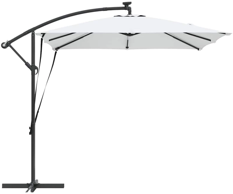 vidaXL Ομπρέλα Cantilever Banana Άμμος 249 x 249 x 250 εκ.