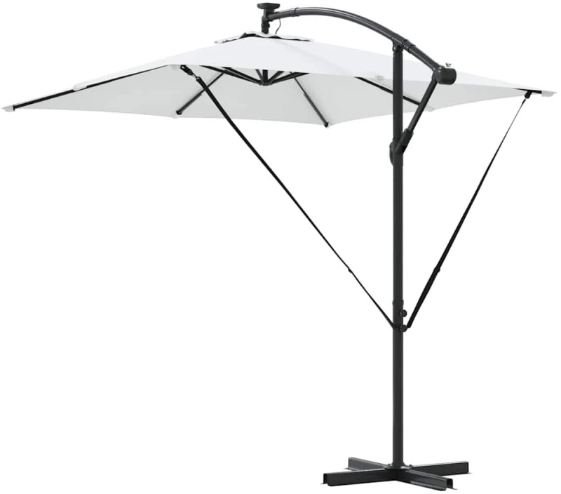 vidaXL Ομπρέλα Cantilever Banana Άμμος 249 x 249 x 250 εκ.
