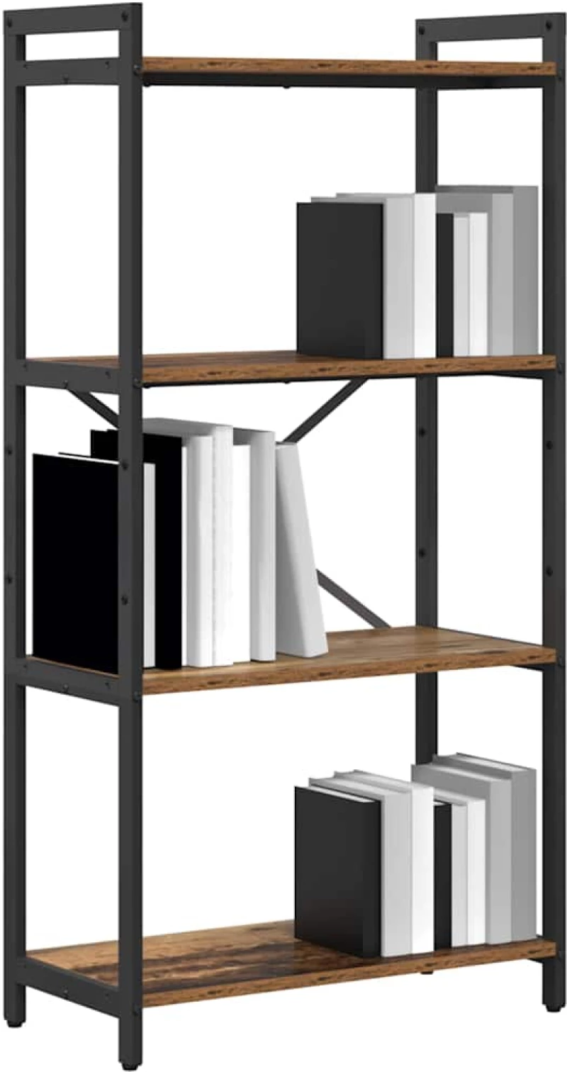 vidaXL Βιβλιοθήκη Παλαιό ξύλο 60 x 30 x 118 εκ Επεξεργασμένο ξύλο