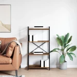 vidaXL Βιβλιοθήκη Παλαιό ξύλο 60 x 30 x 118 εκ Επεξεργασμένο ξύλο