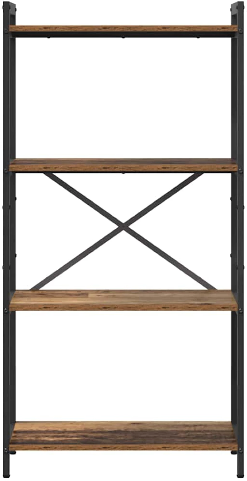 vidaXL Βιβλιοθήκη Παλαιό ξύλο 60 x 30 x 118 εκ Επεξεργασμένο ξύλο