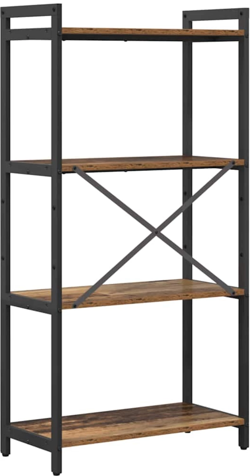 vidaXL Βιβλιοθήκη Παλαιό ξύλο 60 x 30 x 118 εκ Επεξεργασμένο ξύλο
