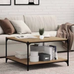 vidaXL Ράφι Βιβλίων 4 pcs Καφέ 80 x 40 x 1.5 cm Επεξεργασμένο ξύλο