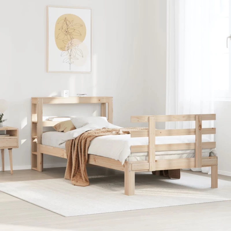vidaXL Πλαίσιο Κρεβατιού Κεφαλάρι 75x190εκ. Μασίφ Πεύκο