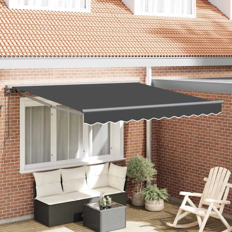 vidaXL Σκηνίτσα Αναδιπλούμενη Ανθρακί 350x250 εκ ύφασμα