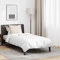 vidaXL Πάπλωμα Άλλο με μαξιλάρι 2 pcs Λευκό 140 x 220 cm Πούπουλο