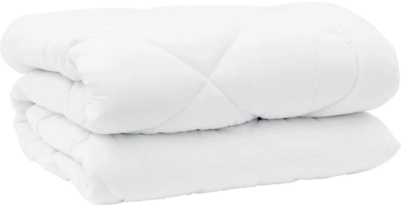 vidaXL Πάπλωμα Άλλο με μαξιλάρι 3 pcs Λευκό 200 x 200 cm Μικροΐνες