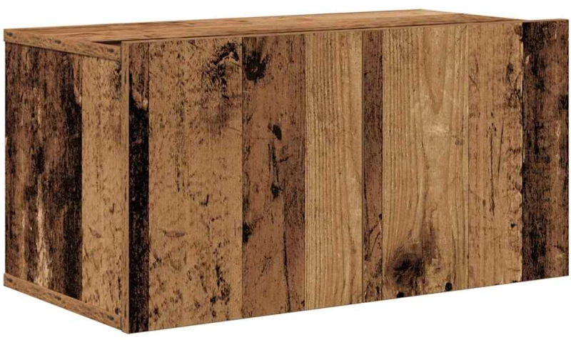 vidaXL Σετ επίπλου τηλεόρασης 2 pcs Παλαιό ξύλο 80 x 30 x 30 εκ
