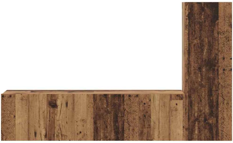 vidaXL Σετ επίπλου τηλεόρασης 3 pcs Παλαιό ξύλο 60 x 30 x 30 cm