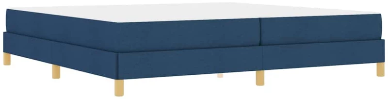 vidaXL Κρεβάτι με ελατήρια Μπλε και Καφέ 200 x 200 cm