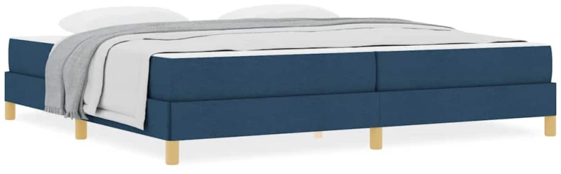 vidaXL Κρεβάτι με ελατήρια Μπλε και Καφέ 200 x 200 cm