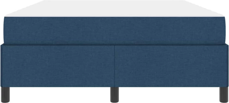 vidaXL Κρεβάτι με ελατήρια Μπλε και Μαύρο 140 x 190 cm