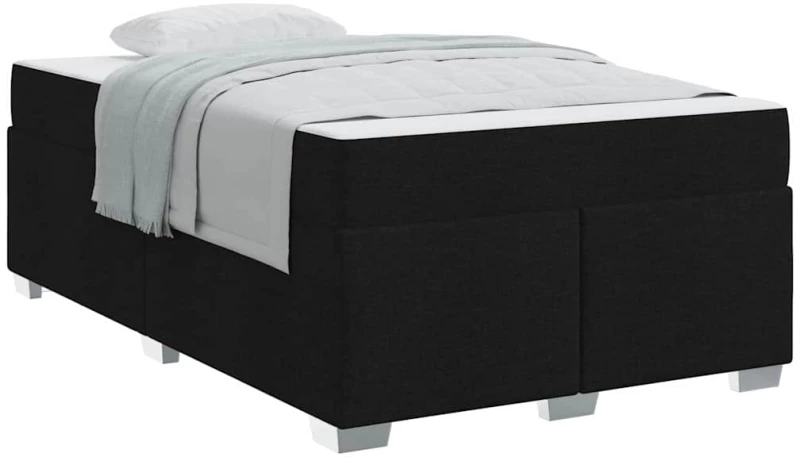 vidaXL Σκελετός Κρεβατιού Μαύρο 120 x 190 cm ύφασμα