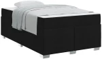 vidaXL Σκελετός Κρεβατιού Μαύρο 120 x 190 cm ύφασμα