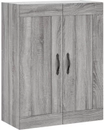 vidaXL Ντουλάπι Γκρι Sonoma 69,5 x 34 x 180 εκ. Επεξεργασμένο Ξύλο