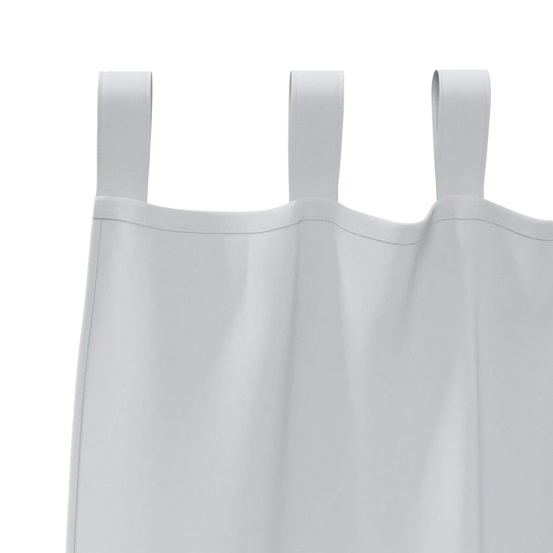 vidaXL Κουρτίνες 2 pcs Ανοιχτό Γκρι 225x140εκ. Πολυεστέρας