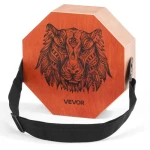 VEVOR Unique Cajon Box Drum Birch Wood Percussion Instrument with Guitar Strings