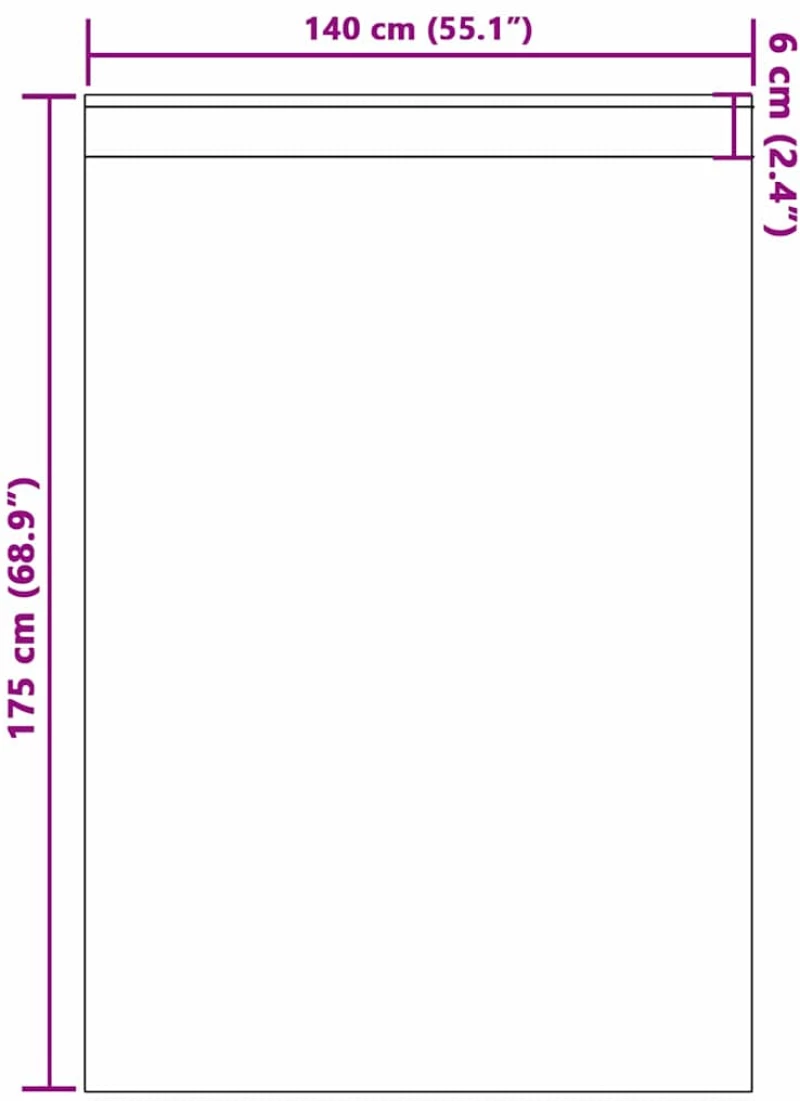 vidaXL Κουρτίνες με κουρτίνες 2 pcs Μεταλλικό Γκρι Πολυεστέρας