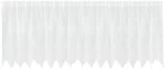 vidaXL Κουρτίνες με κουρτίνες Λευκό 400 x 120 cm Πολυεστέρας