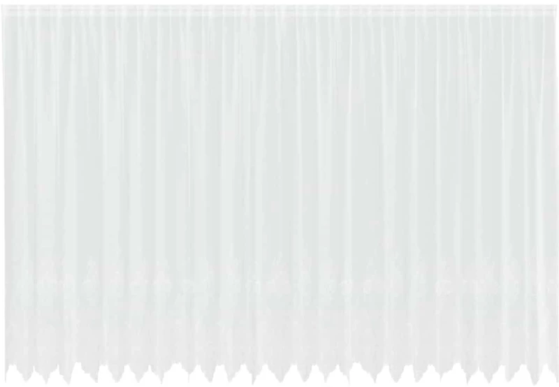 vidaXL Κουρτίνες με κουρτίνες Άλλο Λευκό 600 x 245 cm Πολυεστέρας