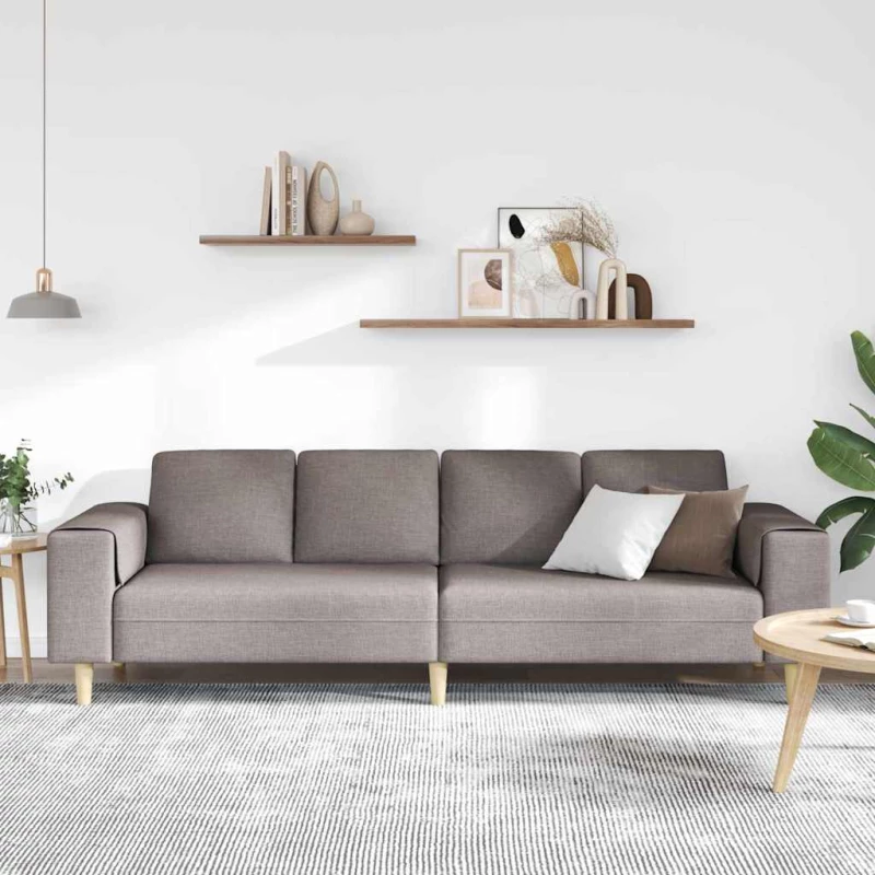 Σετ Καναπέ Taupe ύφασμα