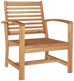 vidaXL Σετ Καναπέ Κήπου 5 pcs Φυσικό Μασίφ ξύλο teak