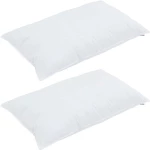 vidaXL Πάπλωμα με μαξιλάρι 3 pcs Λευκό 240 x 220 cm Μικροΐνες
