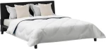 vidaXL Παπλωμα με Μαξιλάρια Argyle 3 pcs Λευκό 240 x 200 cm Μικροΐνες