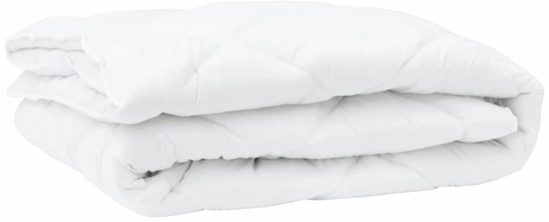 vidaXL Παπλωμα με Μαξιλάρια Argyle 3 pcs Λευκό 240 x 220 cm Μικροΐνες