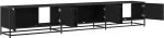 vidaXL Ντουλάπι TV Μαύρη δρυς 240 x 35 x 41 εκ Επεξεργασμένο ξύλο
