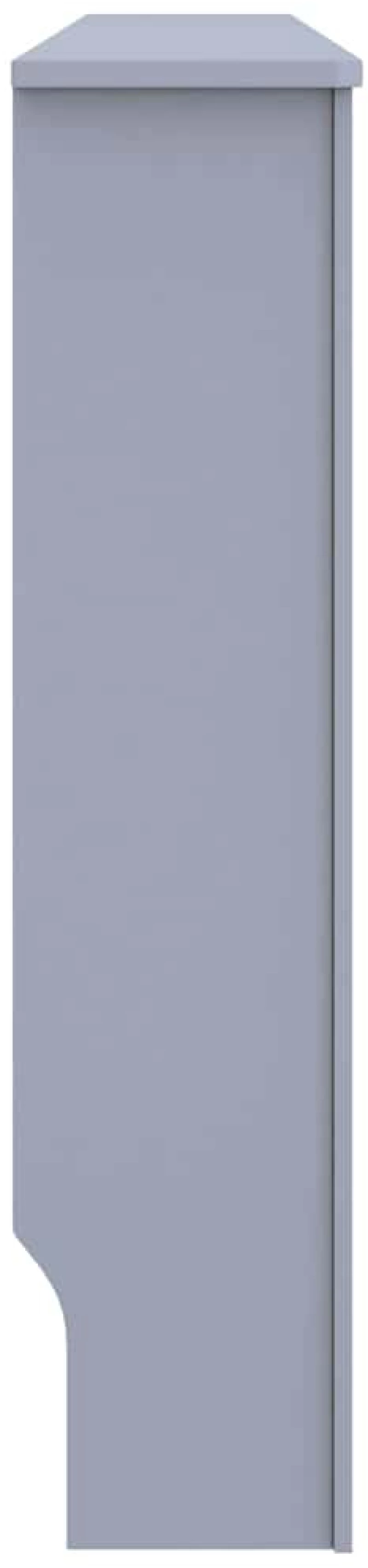vidaXL Κάλυμμα καλοριφέρ 2 pcs Γκρι 112x19x81.5cm Συνθετικόξύλο