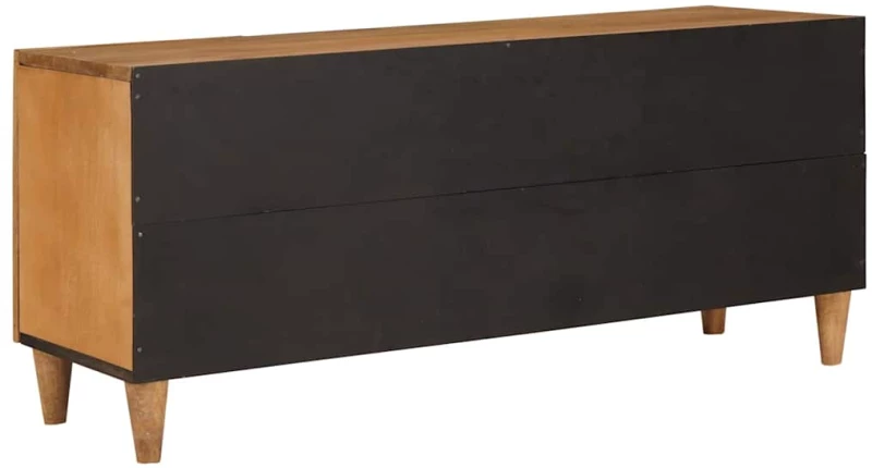vidaXL Ντουλάπι TV Ανοιχτό καφέ 105 x 33 x 46 εκ Μασίφ ξύλο μάνγκο