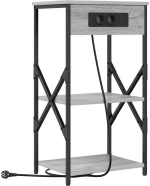 vidaXL Κομοδίνο Γκρι sonoma 41 x 31 x 76 εκ. Επεξεργασμένο ξύλο