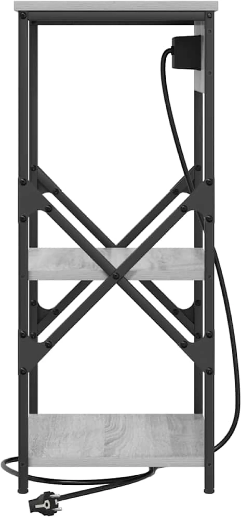 vidaXL Κομοδίνο Γκρι sonoma 41 x 31 x 76 εκ. Επεξεργασμένο ξύλο