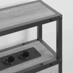 vidaXL Κεφαλάρι Αποθήκης με ράφι Γκρι sonoma 150 cm Επεξεργασμένο ξύλο