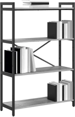 vidaXL Βιβλιοθήκη Γκρι sonoma 80 x 30 x 118 εκ Επεξεργασμένο ξύλο