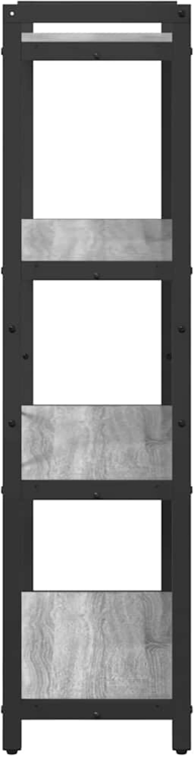 vidaXL Βιβλιοθήκη Γκρι sonoma 80 x 30 x 118 εκ Επεξεργασμένο ξύλο