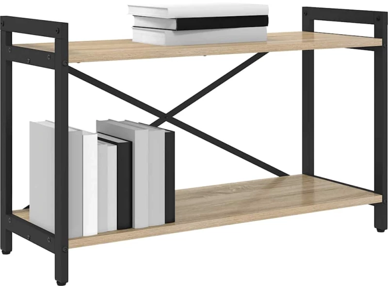 vidaXL Βιβλιοθήκη Sonoma Δρυς 80 x 30 x 48.5 εκ Επεξεργασμένο ξύλο