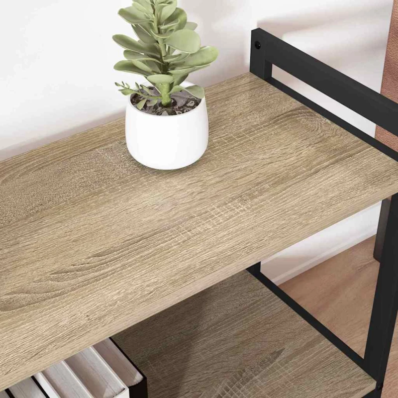 vidaXL Βιβλιοθήκη Sonoma Δρυς 80 x 30 x 48.5 εκ Επεξεργασμένο ξύλο