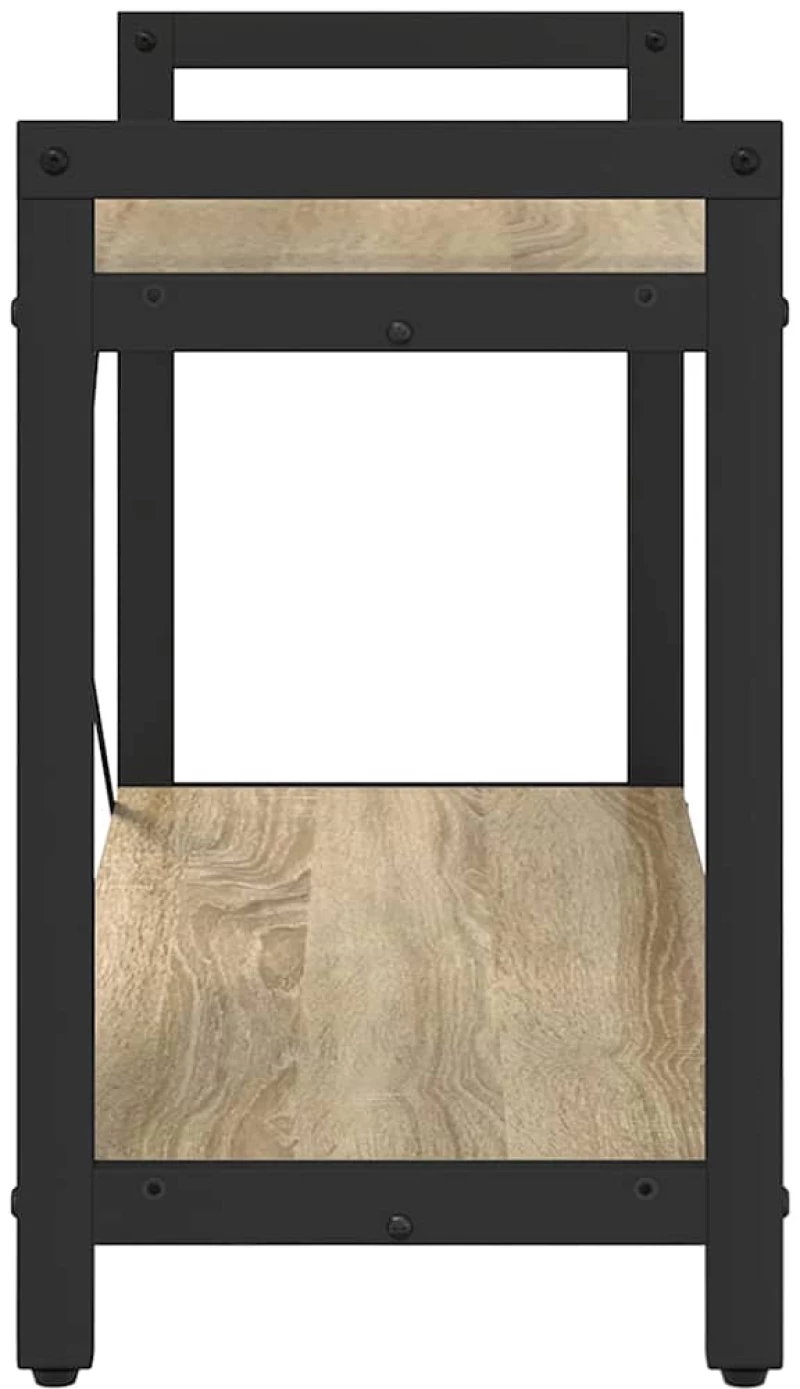 vidaXL Βιβλιοθήκη Sonoma Δρυς 80 x 30 x 48.5 εκ Επεξεργασμένο ξύλο