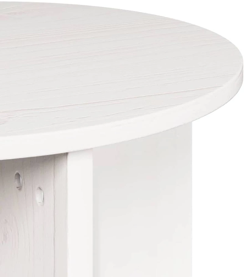 vidaXL Τραπεζάκι σαλονιού 2 pcs Λευκό 41.5 x 41.5 x 41 εκ