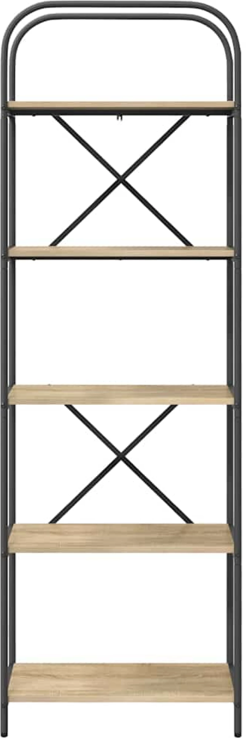 vidaXL Ράφι Βιβλίων Sonoma Δρυς 60 x 30 x 183 εκ Επεξεργασμένο ξύλο