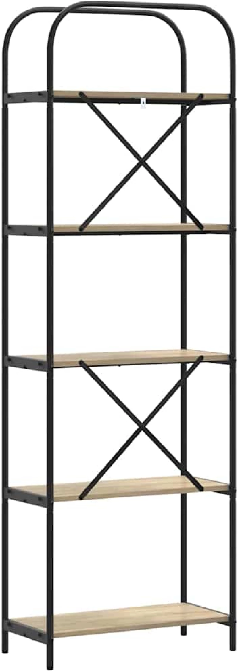 vidaXL Ράφι Βιβλίων Sonoma Δρυς 60 x 30 x 183 εκ Επεξεργασμένο ξύλο