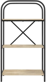 vidaXL Ράφι Βιβλίων Sonoma Δρυς 60 x 30 x 109 εκ Επεξεργασμένο ξύλο