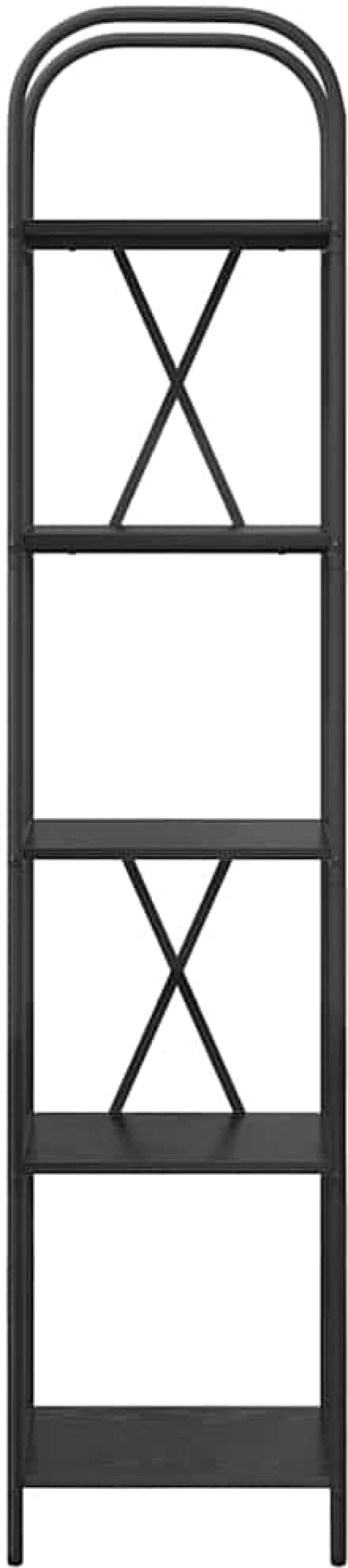 vidaXL Ράφι Βιβλίων Μαύρη δρυς 40 x 30 x 183 εκ Επεξεργασμένο ξύλο