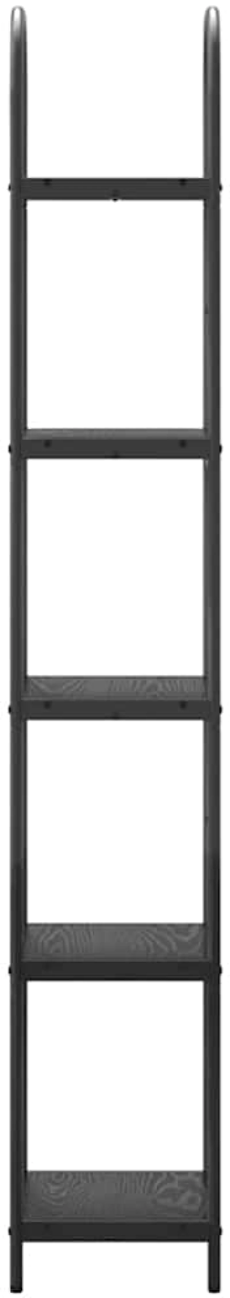 vidaXL Ράφι Βιβλίων Μαύρη δρυς 40 x 30 x 183 εκ Επεξεργασμένο ξύλο
