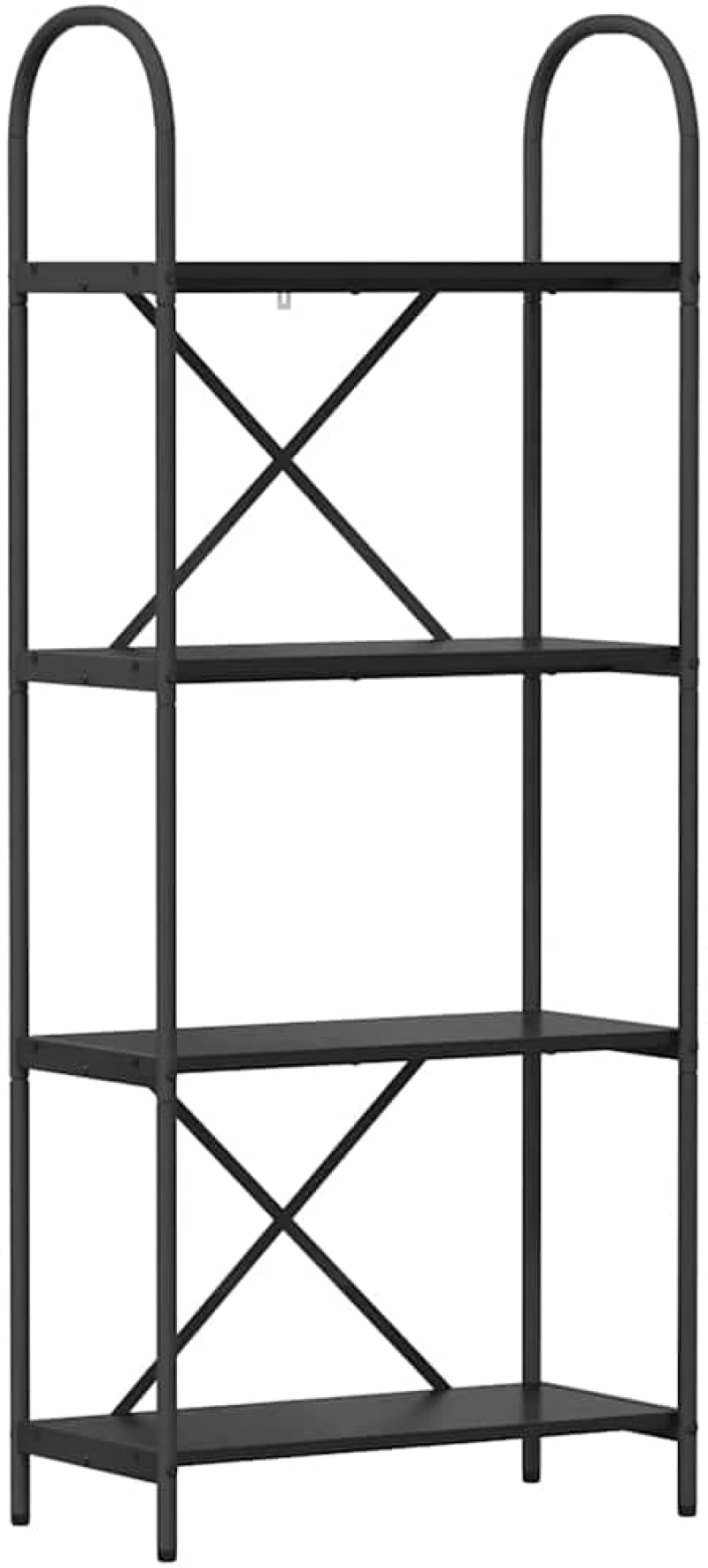 vidaXL Ράφι Βιβλίων Μαύρη δρυς 60 x 30 x 146 εκ Επεξεργασμένο ξύλο