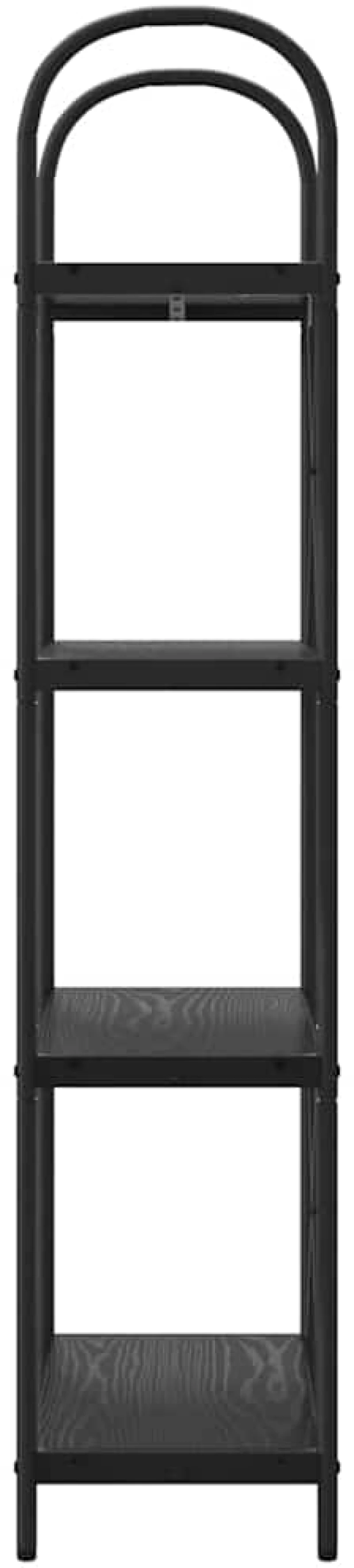 vidaXL Ράφι Βιβλίων Μαύρη δρυς 60 x 30 x 146 εκ Επεξεργασμένο ξύλο