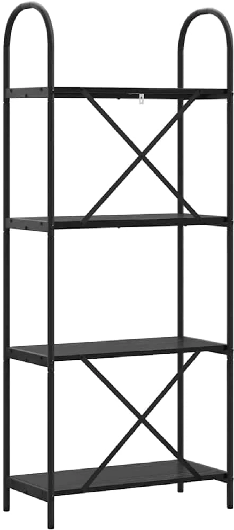 vidaXL Ράφι Βιβλίων Μαύρη δρυς 60 x 30 x 146 εκ Επεξεργασμένο ξύλο
